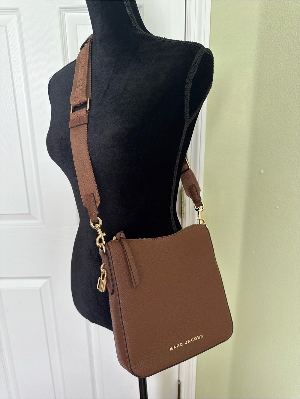 NEW Marc Jacobs Drifter Swing Pack Crossbody Bag Pebbled Leather